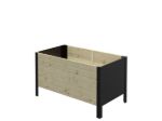 Bild von Plus Pflanzkasten Blumenkasten Classic Stahl-Kiefer-Fichte natur 83 cm