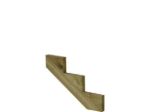 Bild von Plus Treppenwange 3-stufig druckimprägniert NTR-A 75 x 51 cm