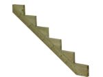 Bild von Plus Treppenwange 6-stufig druckimprägniert 150 x 102 cm