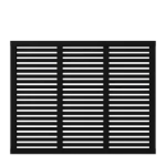 Immagine di Plus Harmoni Zaun schwarz 180 x 140 cm
