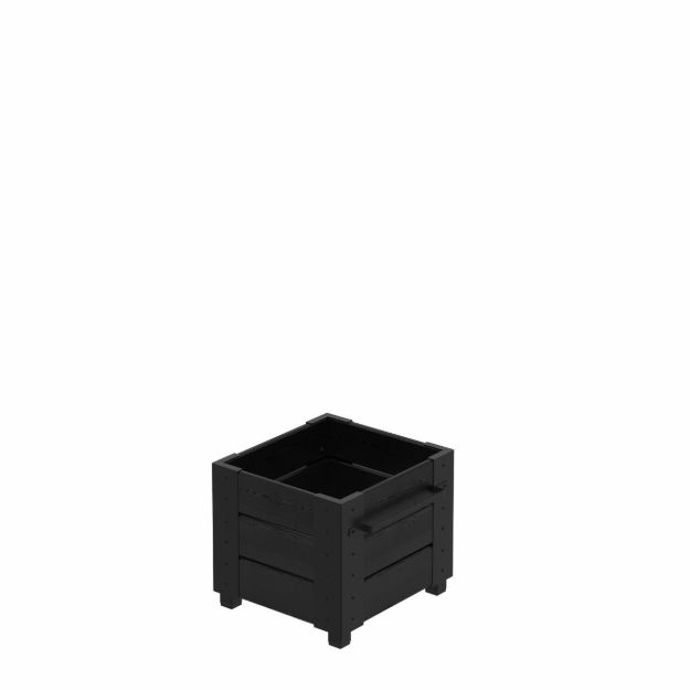 Image de Plus Cubic Blumenkasten 46 x 50 x 42 cm schwarz-schwarz