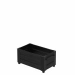 Image de Plus Cubic Blumenkasten 87 x 50 x 42 cm schwarz-schwarz