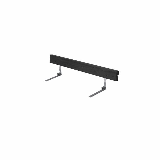 Immagine di Plus Rückenlehne Kiefer-Fichte schwarz 118 cm für Basic Kinder-Picknicktisch