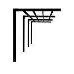Image de Plus Arcade Pergola Hausanschluss Modell 4 - 575 x 189 x 217 cm