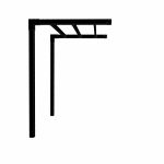 Immagine di Plus Arcade Pergola Hausanschluss Modell 1 - 198 x 149 x 217 cm