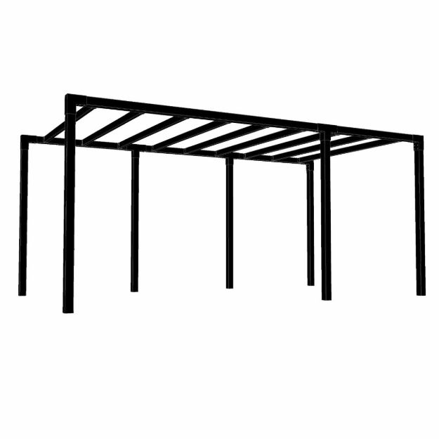 Bild von Plus Arcade Pergola Freistehend Modell 5 - 486 x 257 x 217 cm